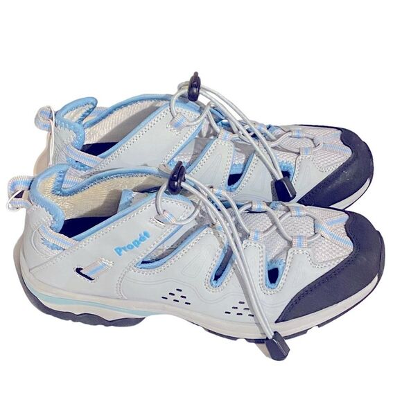 New women’s Propet Piper light blue & grey walking shoes size 7 WOA002M - Picture 5 of 10